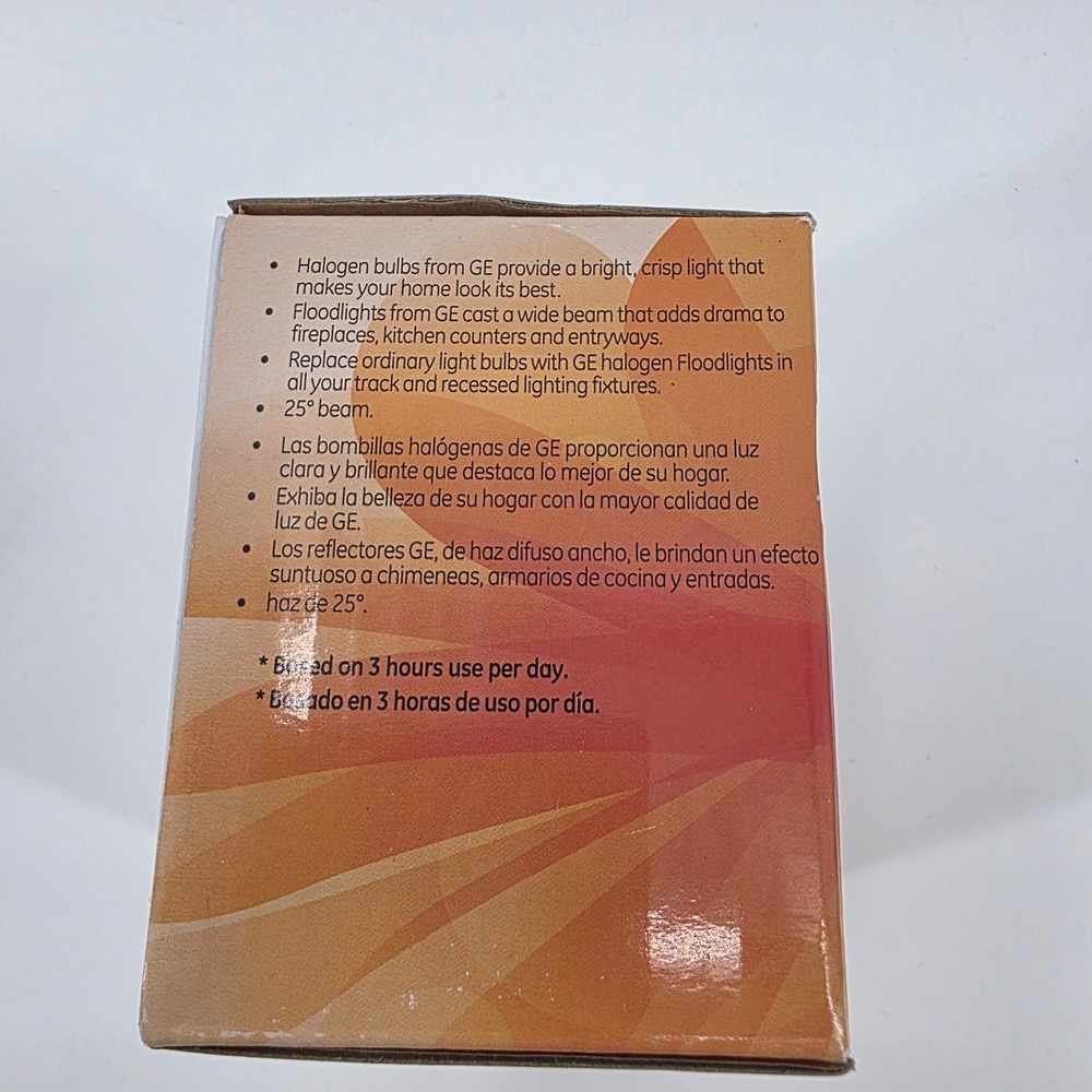 GE 38W Halogen PAR20 Indoor Floodlight Bulb 490 Lumens 2850K 40724 ONE BULB ONLY - Picture 7 of 8